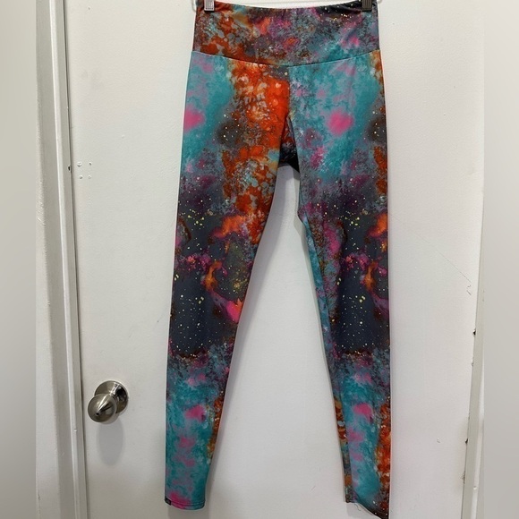 Pants - Onzie Galaxy Big Bang Print Leggings Sz XS
